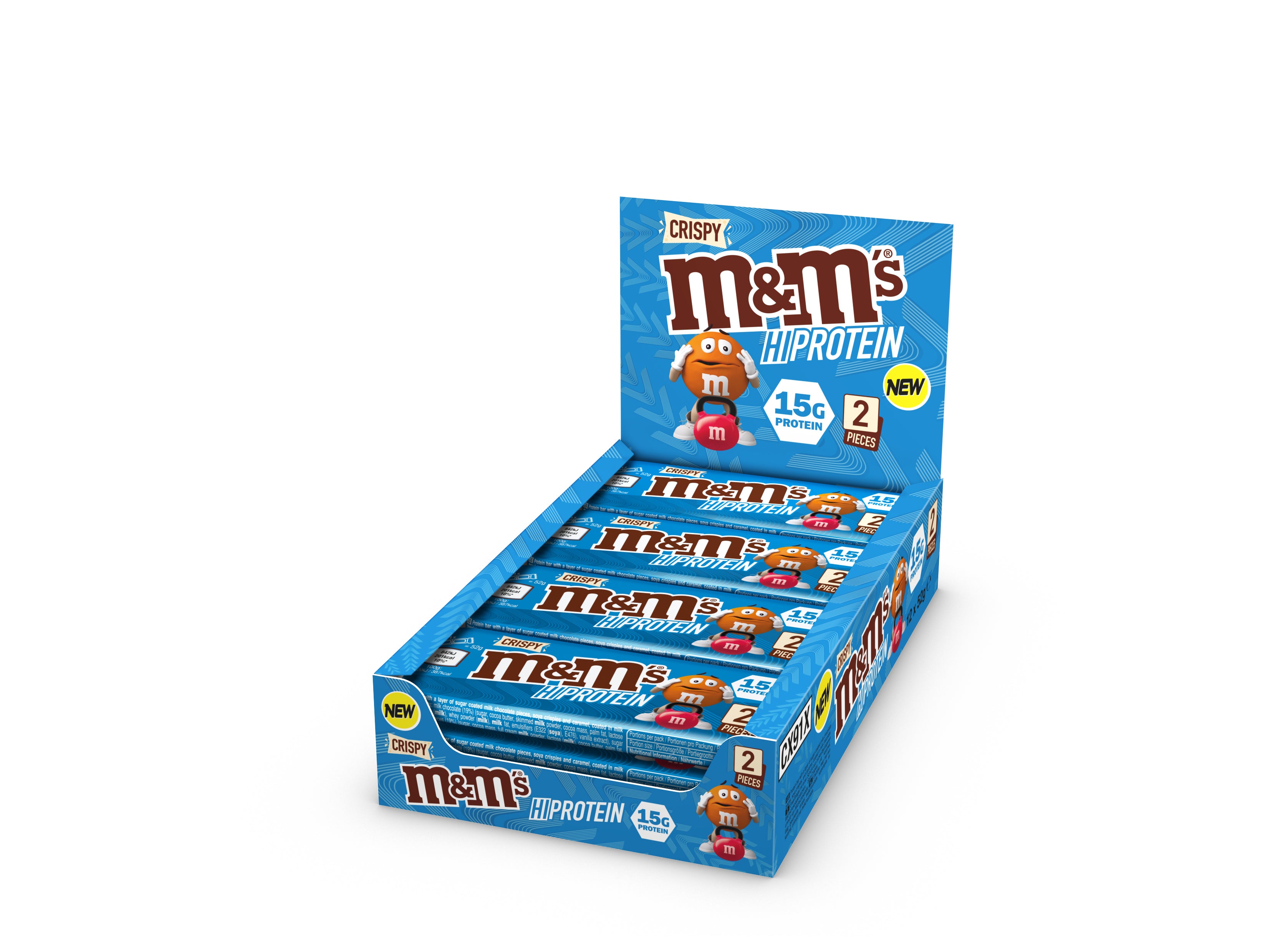 m&m Hi Protein Crispy mit 15g Protein!